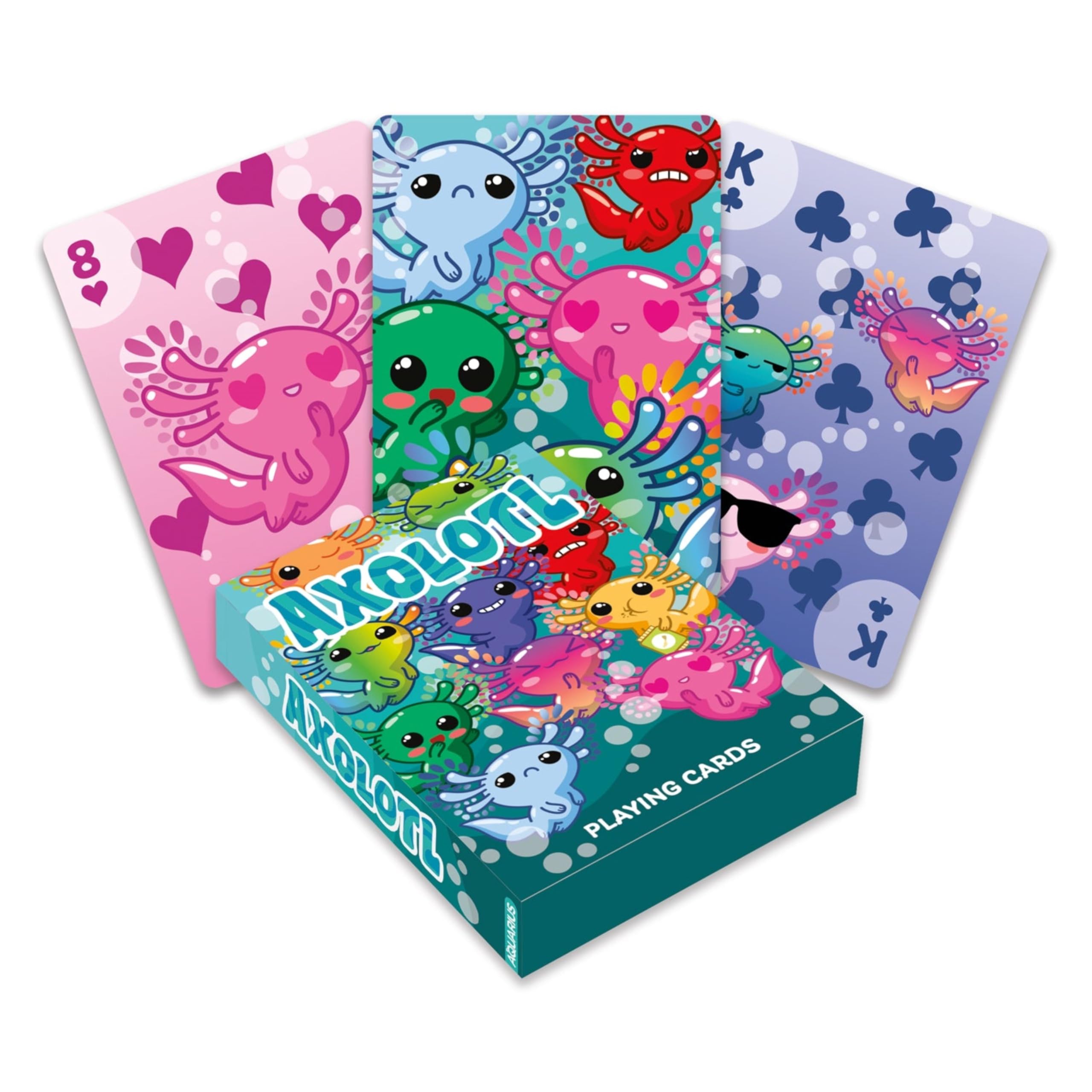 Amazon.com: Aquarius Axolotl Playing Cards - Axolotl Themed Deck